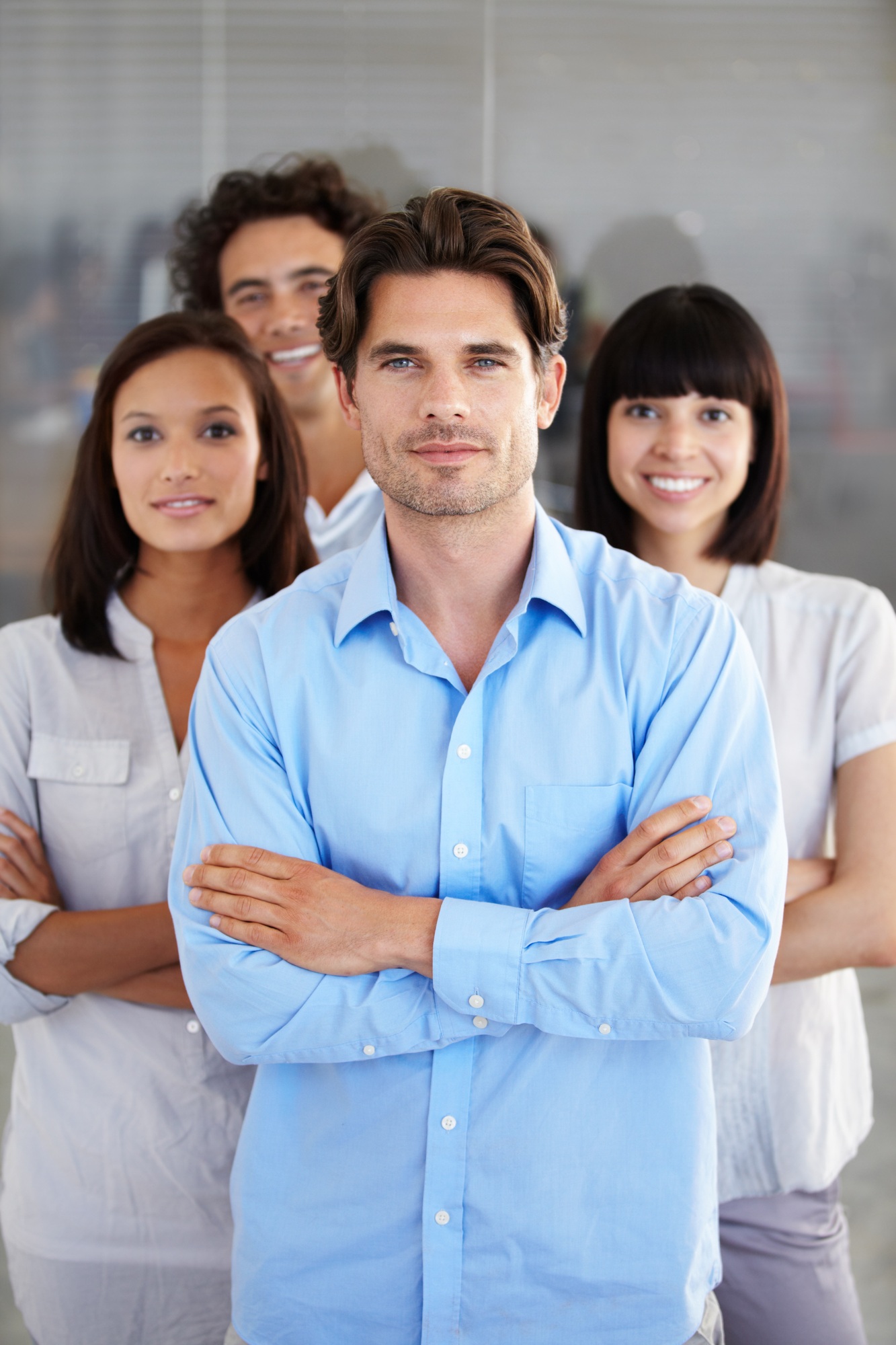 A successful corporate team
